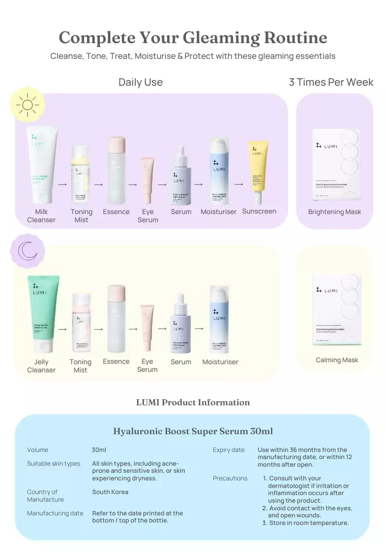 LUMI Hyaluronic Boost Super Serum (30ml)
