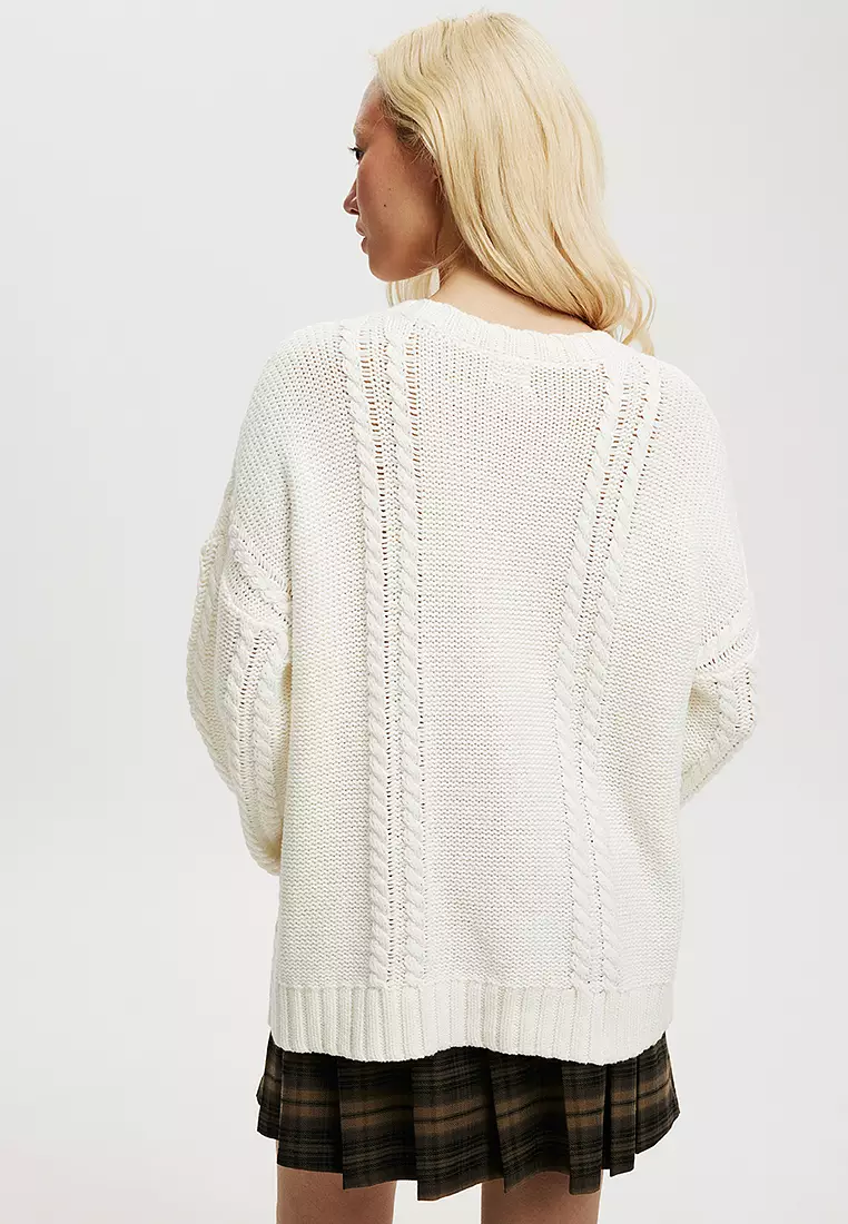 Oversized Cable Sweater