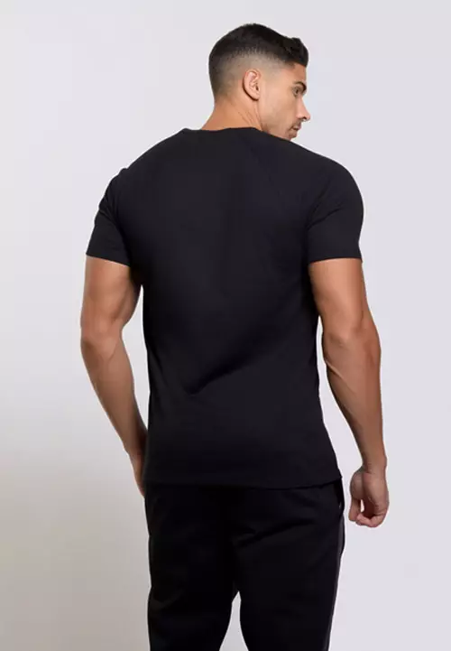 MS195 kaos olahraga gym pria tangan pendek lari running jogging bring it on dateng abu tua