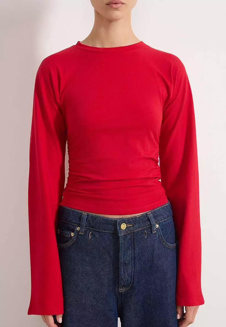 Gathered Detailed Blouse