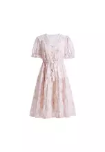 激安‼️未使用タグ付‼️ Tiered Floral Pleated Dress 激安‼️未使用タグ付‼️ Tiered Floral Pleated Dress