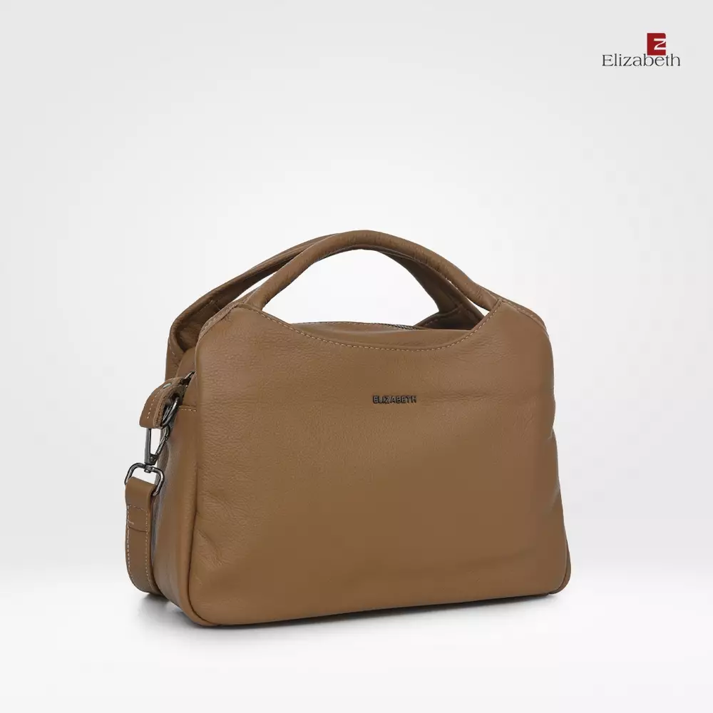 Tas Elizabeth Genuine Leather Sling Bag 0720-0502 Khaki
