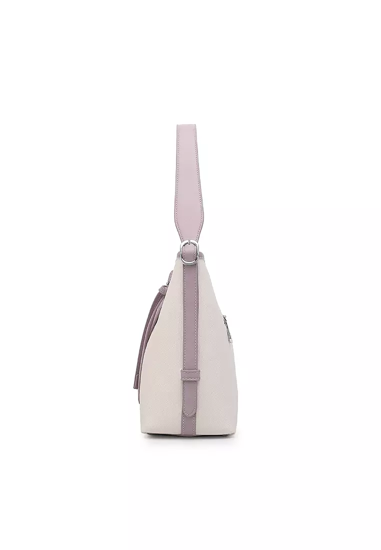 Women's Shoulder Bag / Top Handle Bag - Purple