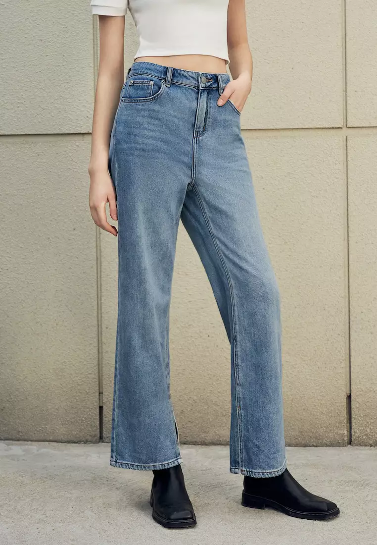 Buy Urban Revivo Mid-Waist Regular Jeans 2024 Online