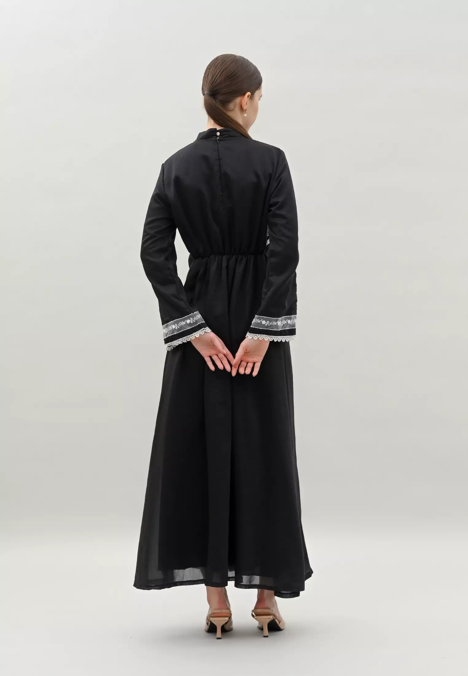 Liora Dress - Charcoal