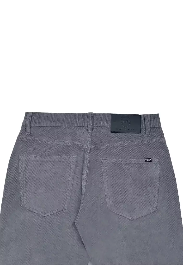 POLICE Celana Corduroy Premium Panjang Regular Fit Pria