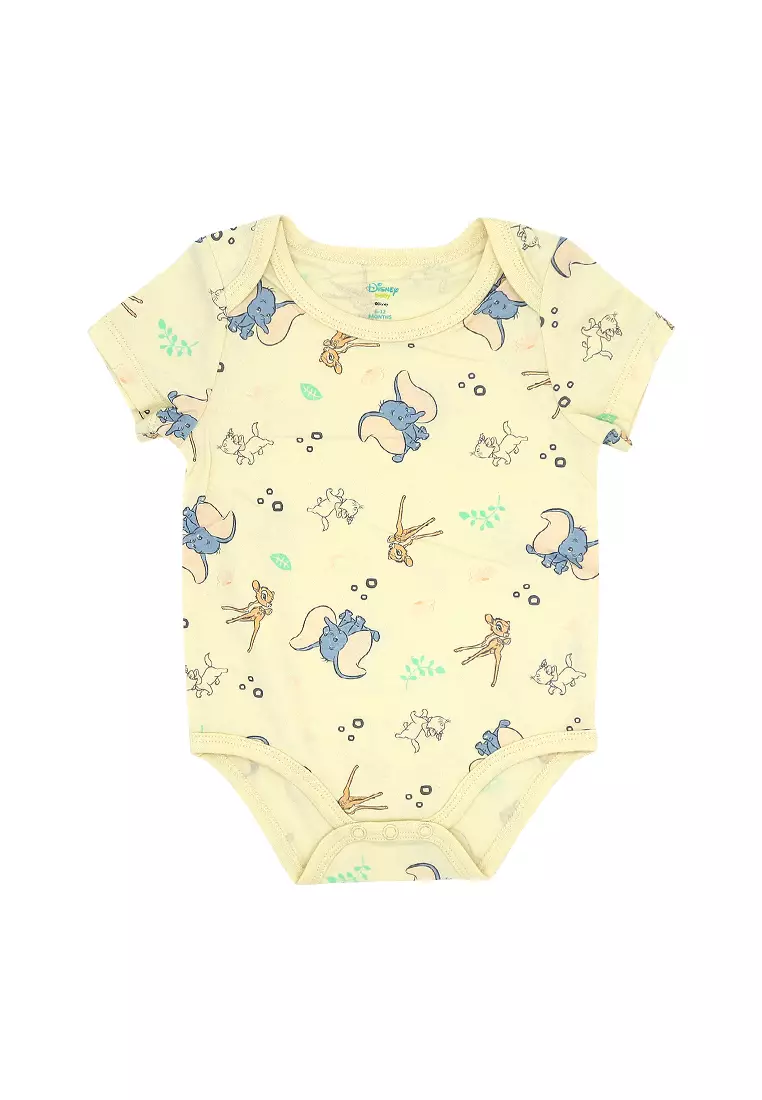 Licensed Newborn Essentials Shortsleeves Onesies Pack of 3 "Loveable"