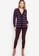 VOYANT BY MEGUMI purple and multi Cardigan Stripes 288F3AA6165BD9GS_4