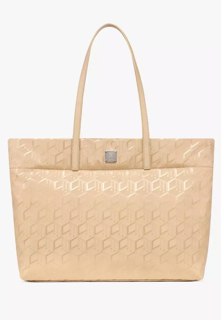 Mcm nylon tote on sale bag