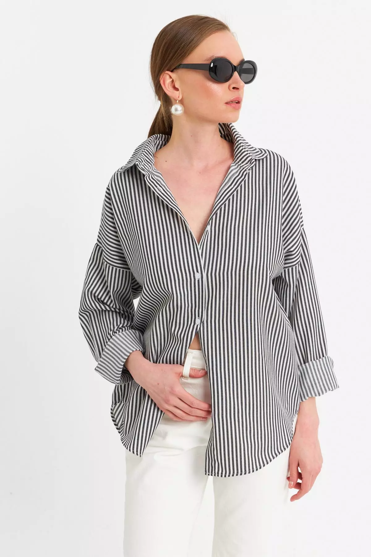 Stripe Long Sleeves Shirt