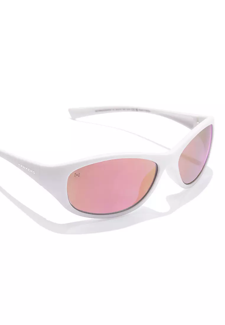 HAWKERS White Light Purple Rave Kids Sunglasses For Boys And Girls, Unisex. Official Product Designed In Spain