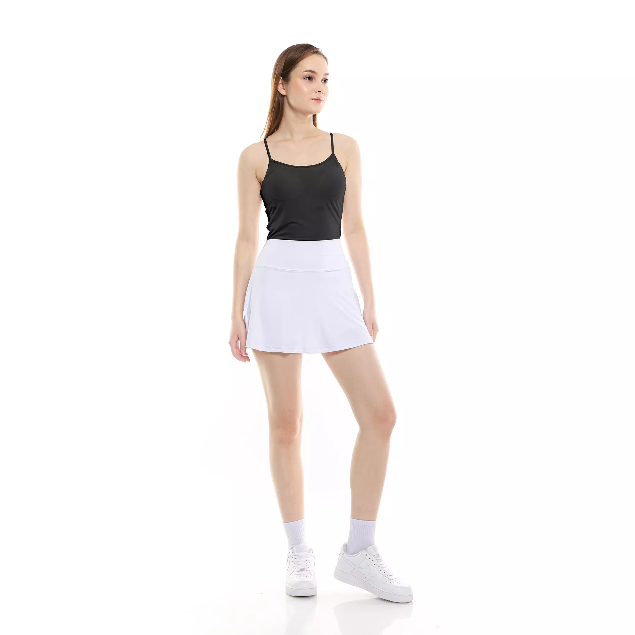 Enough For Today - Rok Padel Tennis Skort Rokcel Basic Putih