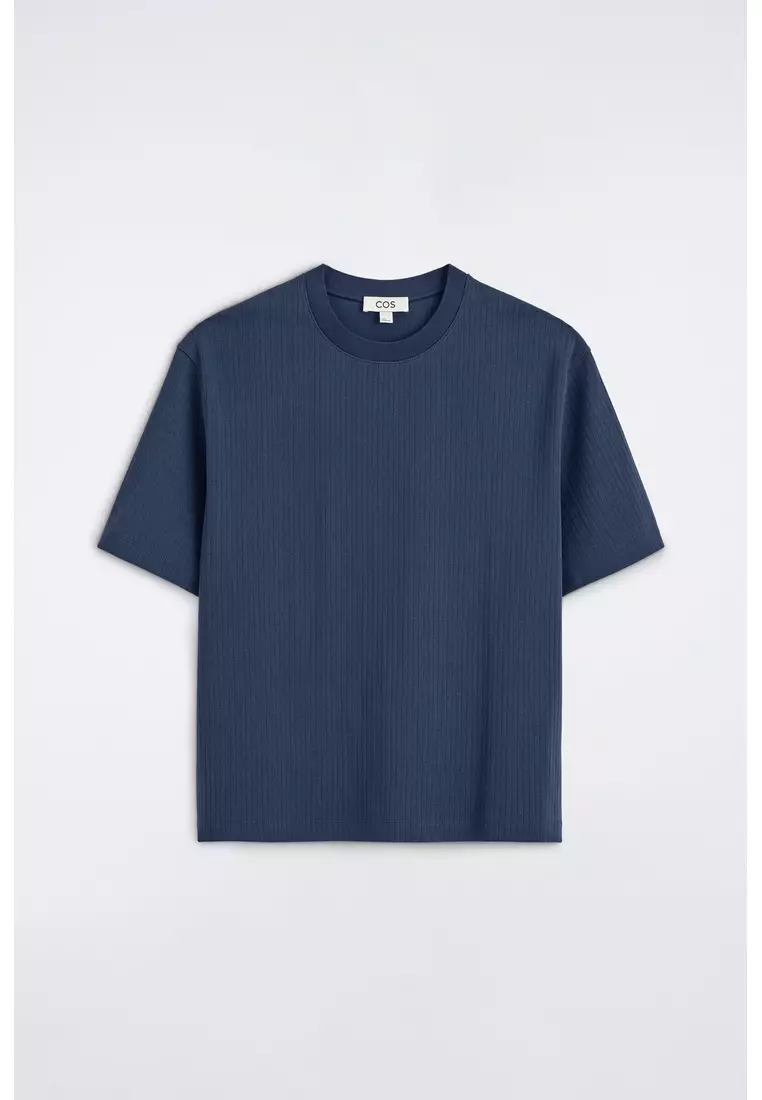 RIBBED JERSEY T-SHIRT