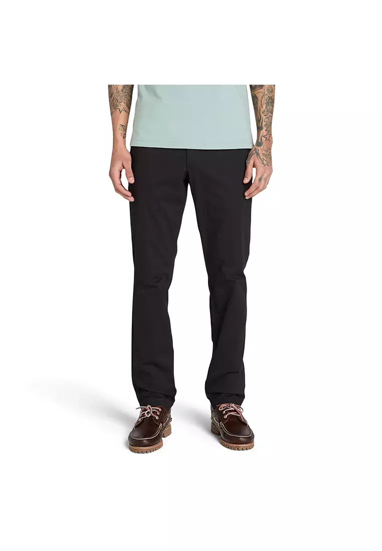 TB0A2BYY0011 S-L Strtch Twill Chino BLAC