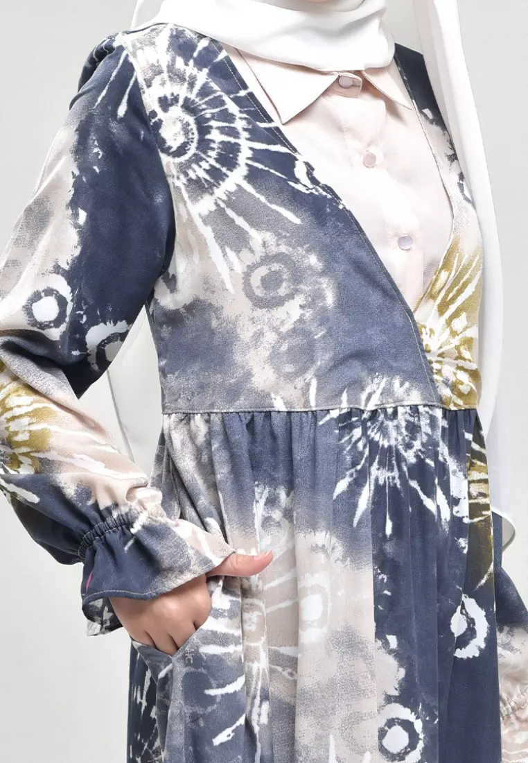 Rabbani - Dress Muslim Wanita Dara Elegania Exclusive - Grey