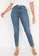 Old Navy blue Womens High-Waisted Button-Fly O.G. Straight Cut-Off Jeans C050DAA0955B06GS_2