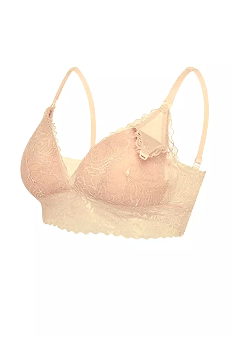 Premium Isabel Sexy Nursing Bra in Nude