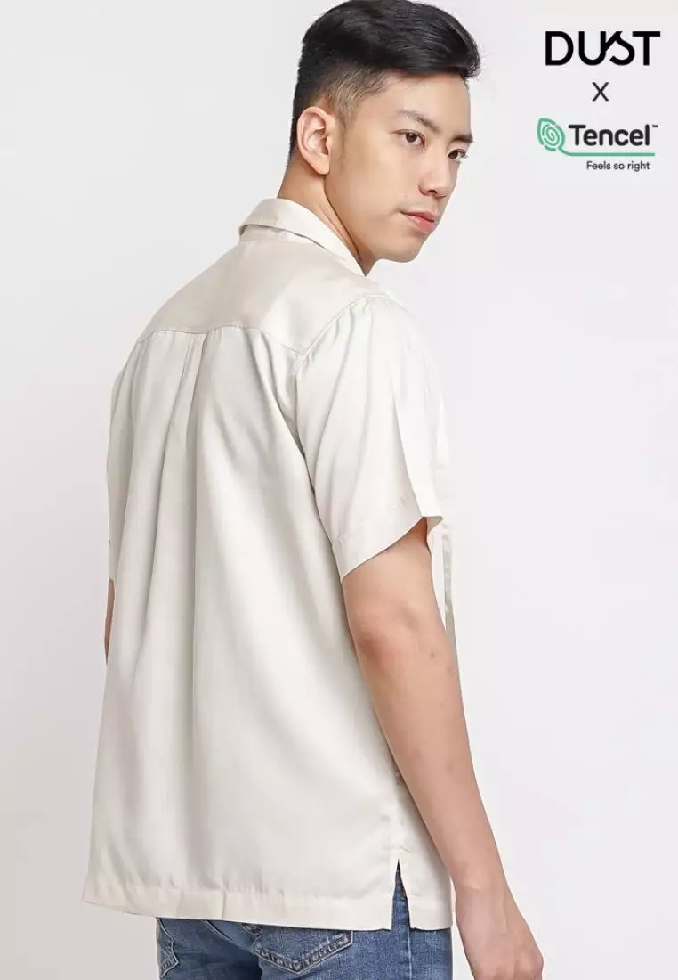 DUST Kemeja Nadi Cream TENCEL™️ Carbon Zero Comfease (DM. 1424)