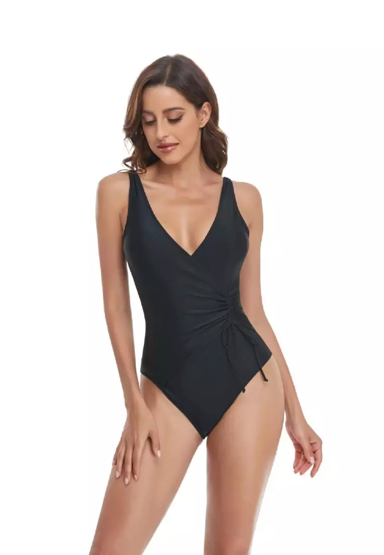 B-Code LYH2065 European Style Lady One Piece Swimwear Black 2023, Buy  B-Code Online