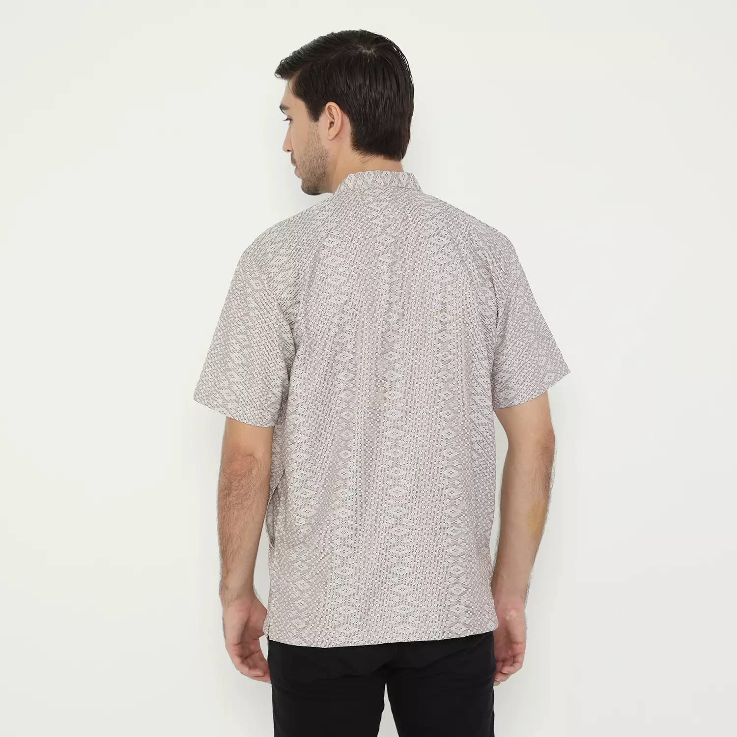 Platini Kemeja Koko Pria Lengan Pendek Katun BROWN 931332.39