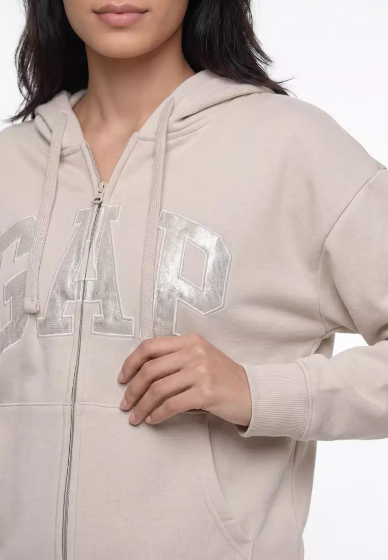 Logo Zip Hoodie