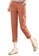 Its Me orange Elastic Waist All-Match Trousers 0B307AAF9266E0GS_2