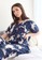 BigBearHug.co navy Bigbearhug.Co Navy White Cranes Z004 Women Pajamas Set PJ 45124AA18A6A6BGS_5