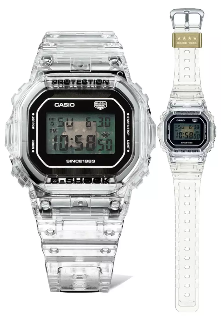 G-shock 40th Anniversary Clear Remix Edition Digital Watch DW-5040RX-7DR