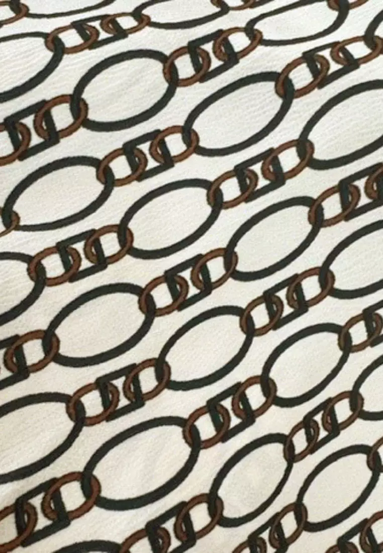 Freya Chain Print Satin Blouse