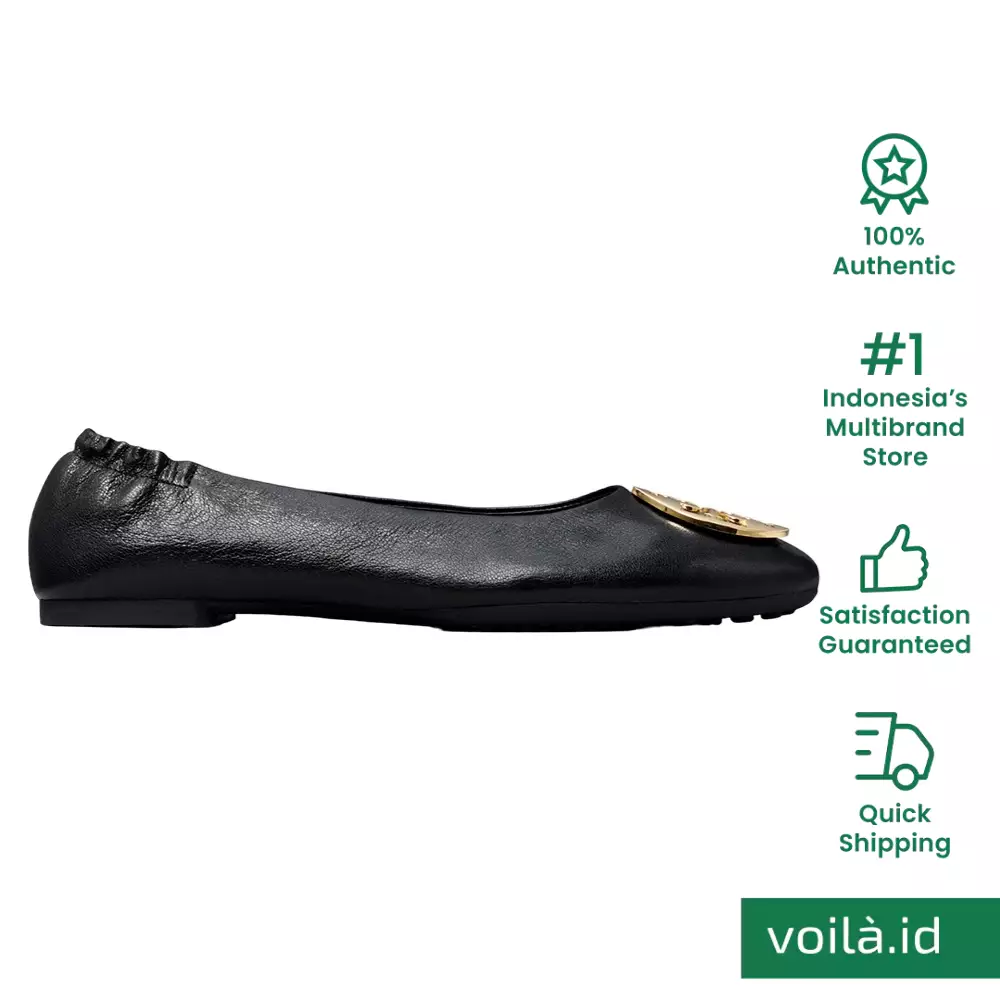 Jual TORY BURCH Tory Burch Claire Ballet Flats Black Original 2024