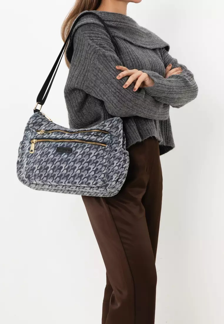 Denim Fabric Sling Bag