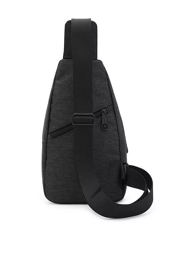 Men's Sling Bag / Chest Bag / Crossbody Bag - Grey