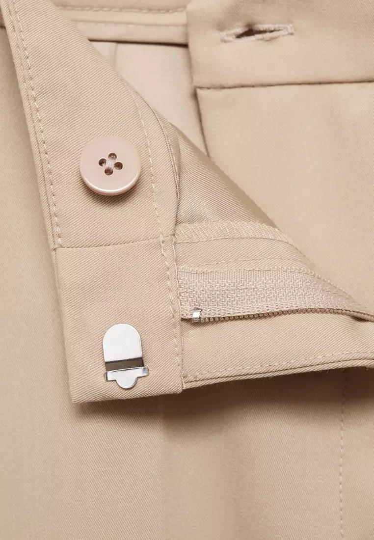 Straight Suit Trousers