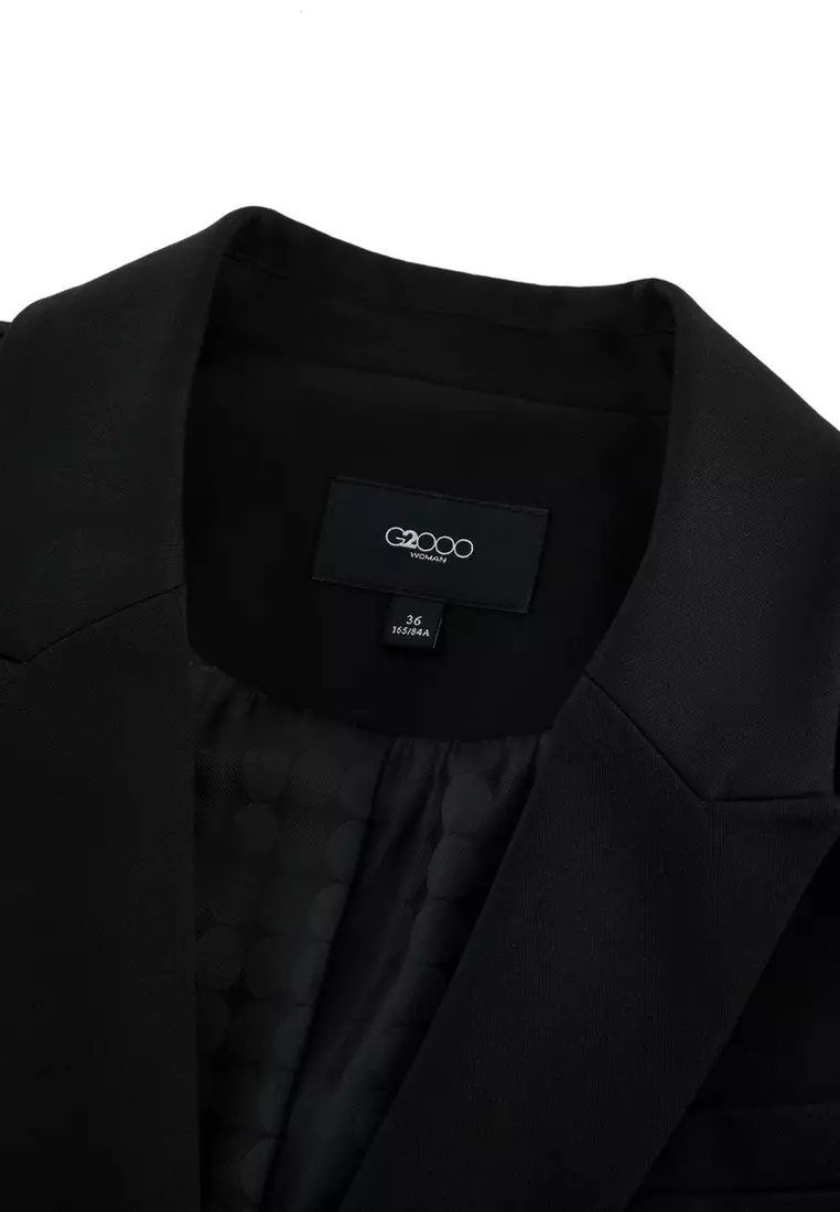 Long Sleeve Easy Fit Suit Blazer