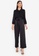 ZALORA OCCASION black Fold Cuff Satin Wide Leg Pants 5D8BFAAC8806DEGS_4