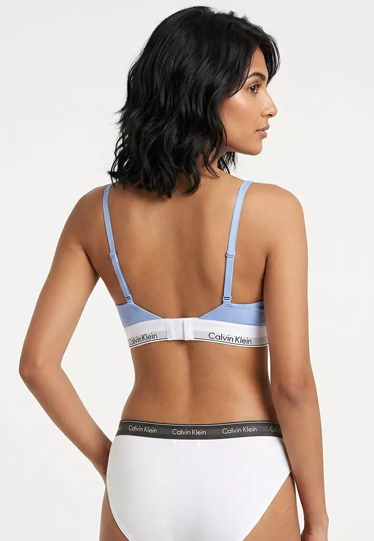 Icon Cotton Modal Lightly Lined Triangle Bralette