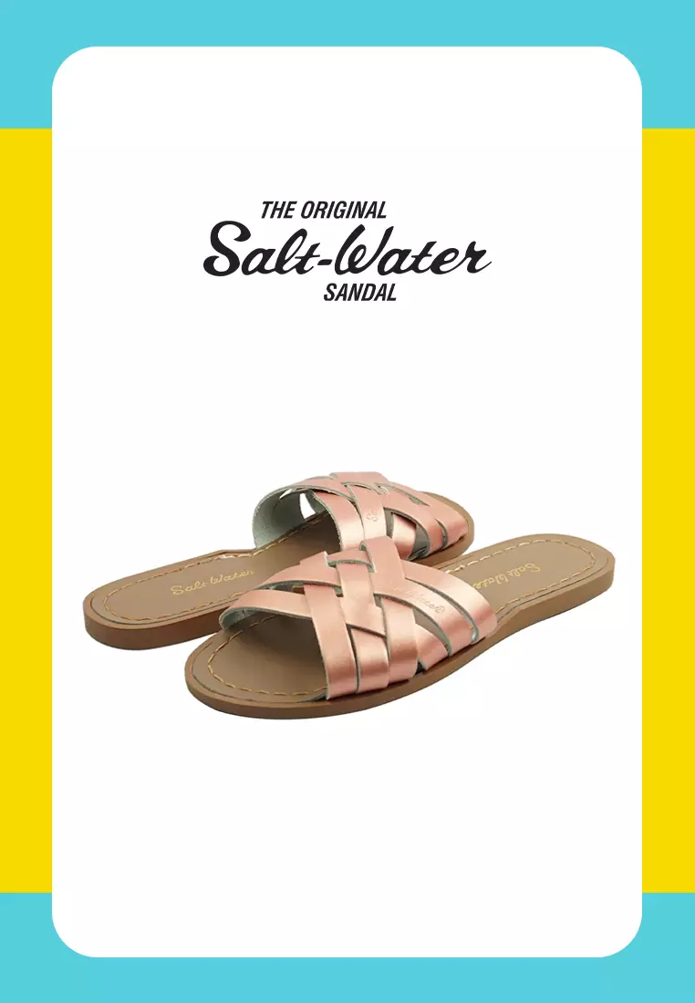Salt-Water Retro Slide Rose Gold