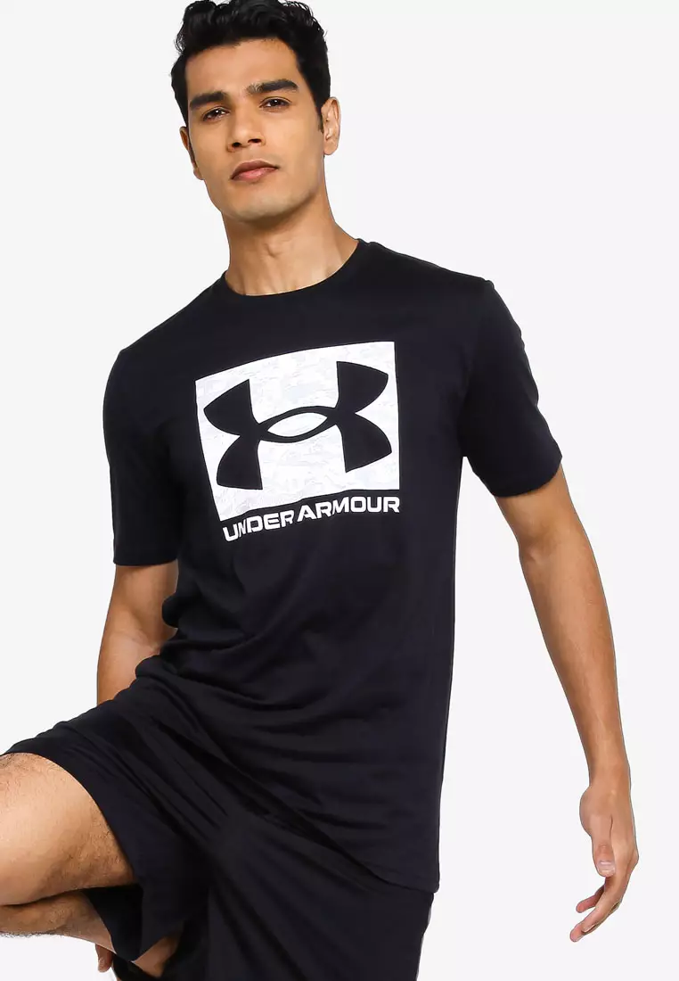 UA Abc Camo Boxed Logo Short Sleeve Tee