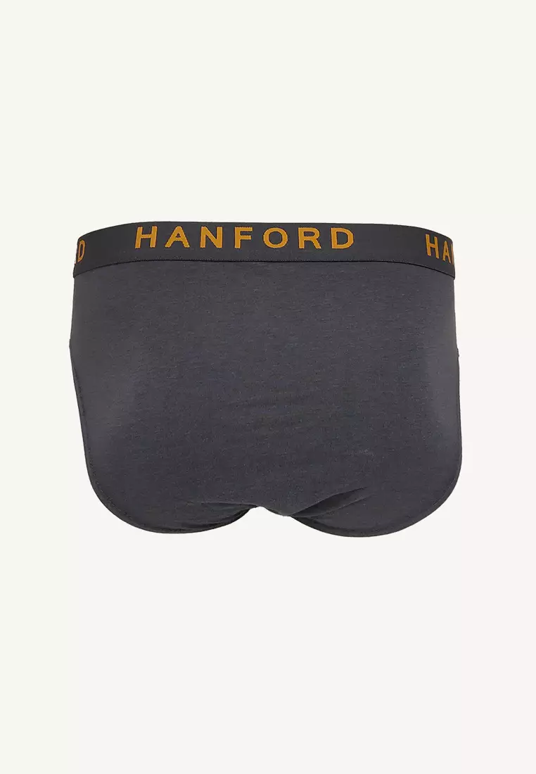  Regular Cotton Men's Briefs Trevor - Forged Iron (3in1 Pack)