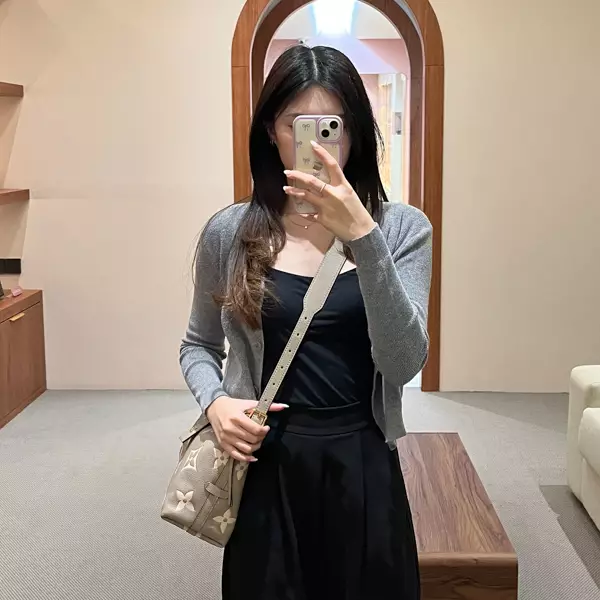 Tas LOUIS VUITTON LV CARRY ALL PM MONOGRAM EMPREINTE BEIGE LEATHER ZIP SHOULDER BAG 100% ORIGINAL