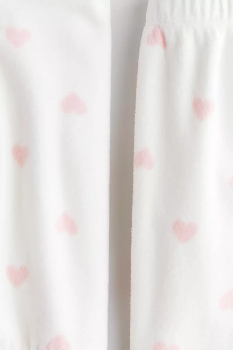 2-piece printed fleece set