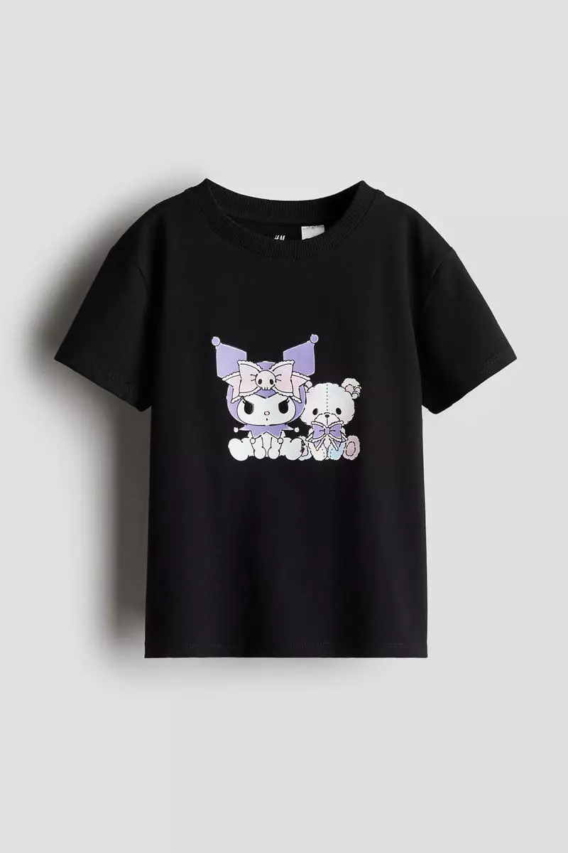 Printed cotton T-shirt