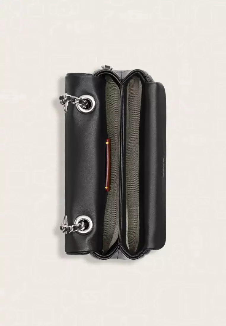 Coach Tabby Shoulder Bag 20 With Pillow Quilting And Crystal Rivets Black