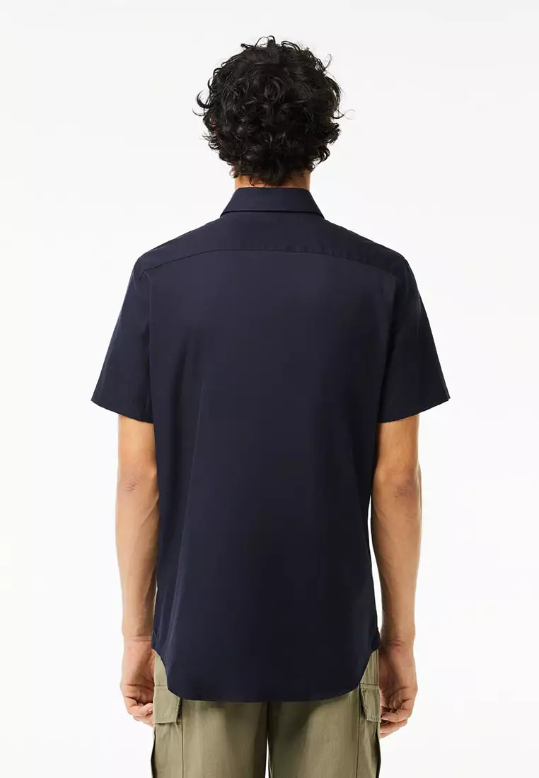 Men's Regular Fit Solid Cotton Shirt