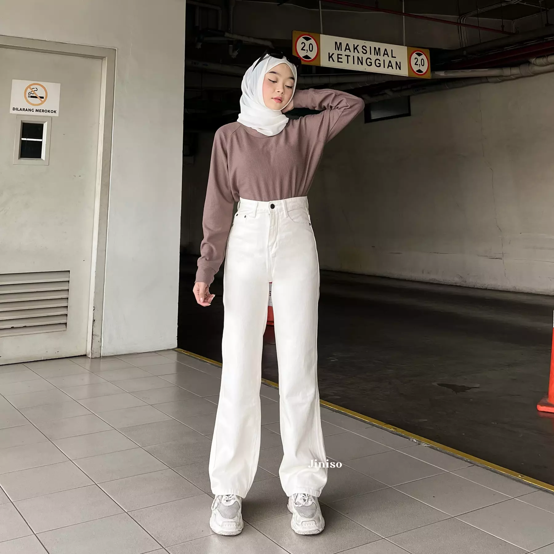 Highwaist Loose Jeans Khaki 851 HANGOVER