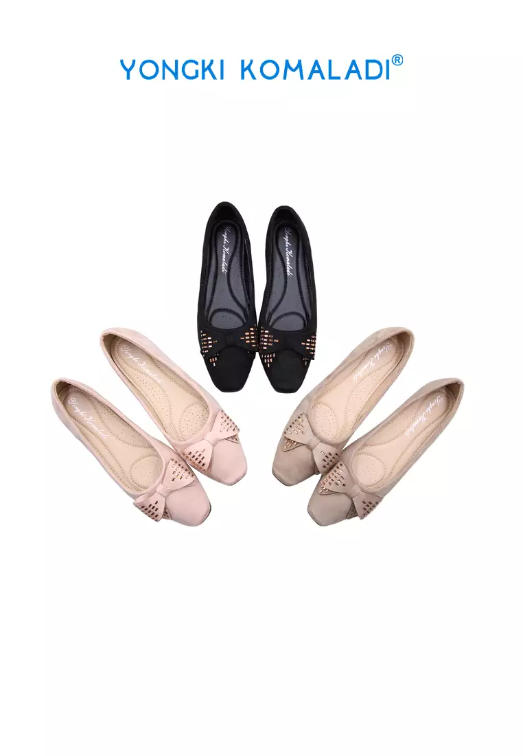 [ ORIGINAL ] YONGKI KOMALADI FLATSHOES OL-JSR8748-23 COKLAT