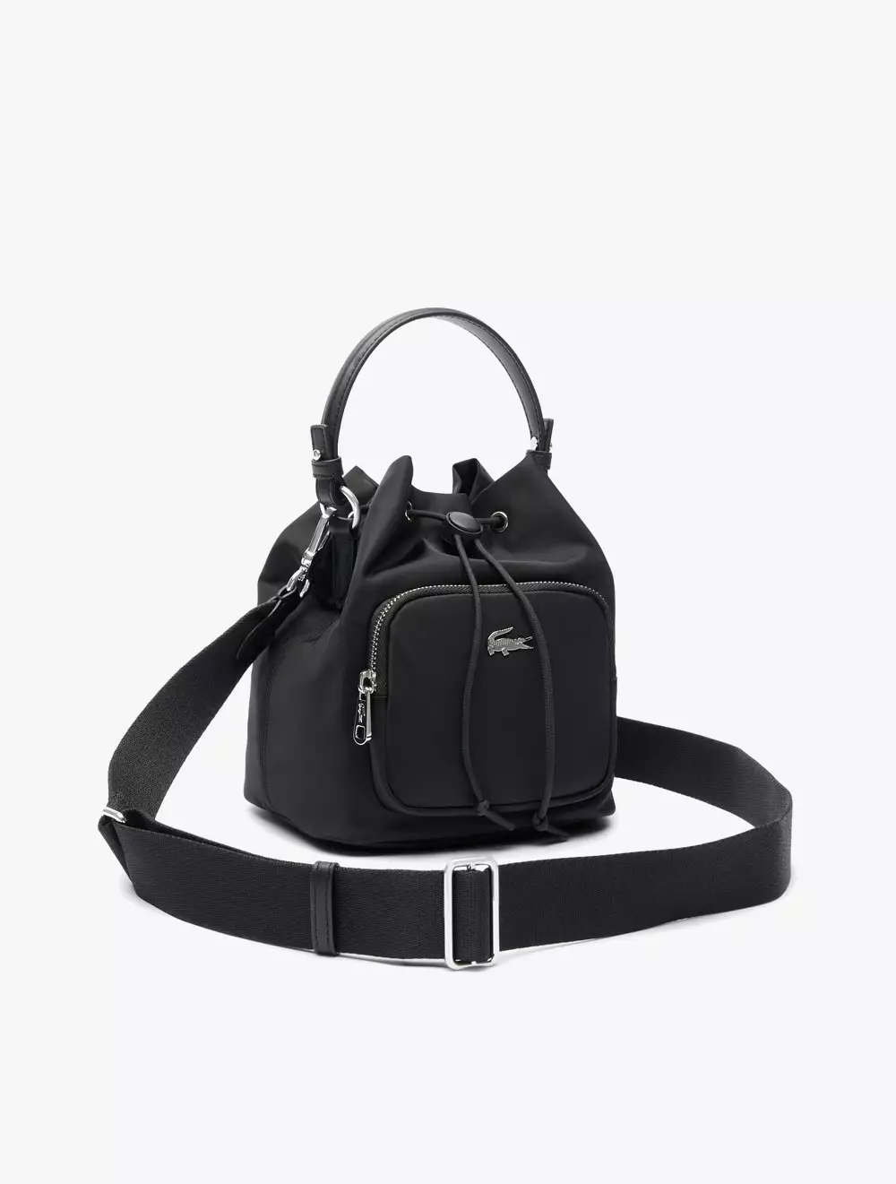 Izzie Shoulder Bucket Bag - Black