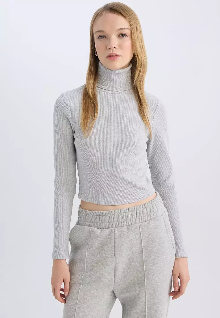 Turtleneck Long Sleeves Top