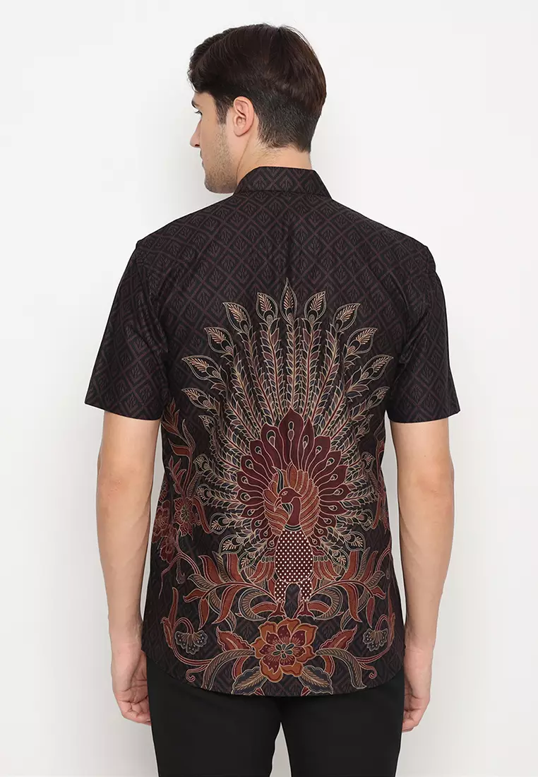 MY AKSA BATIK PRIA KEMEJA PENDEK HOSHI HEERA