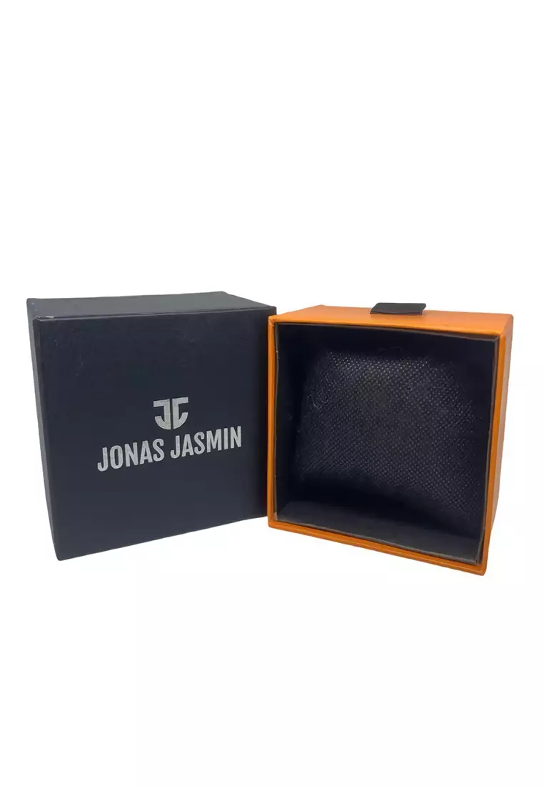 Jonas Jasmin - Jam Tangan Analog Wanita - Rosegold - Pink Rubber Strap - JJ-2223L